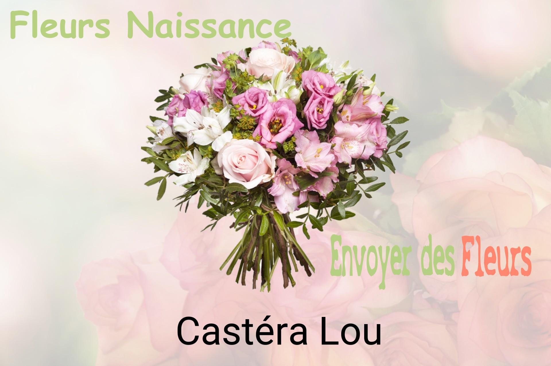 Bouquet de fleurs de naissance livré à Castéra-Lou